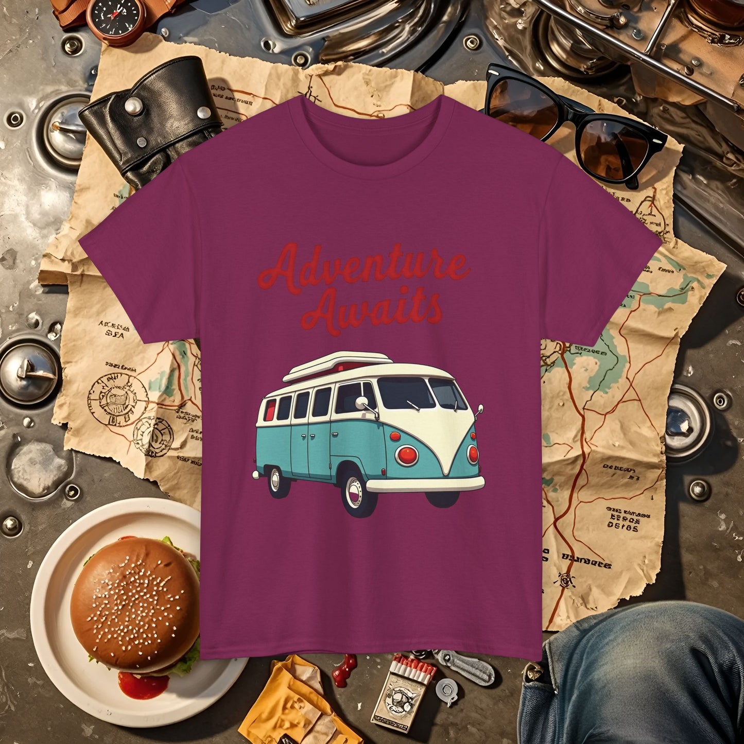 Wanderlust Van Road Trip & Vehicle Travel T-Shirts | Car, RV, and Motorcycle Adventure Tees