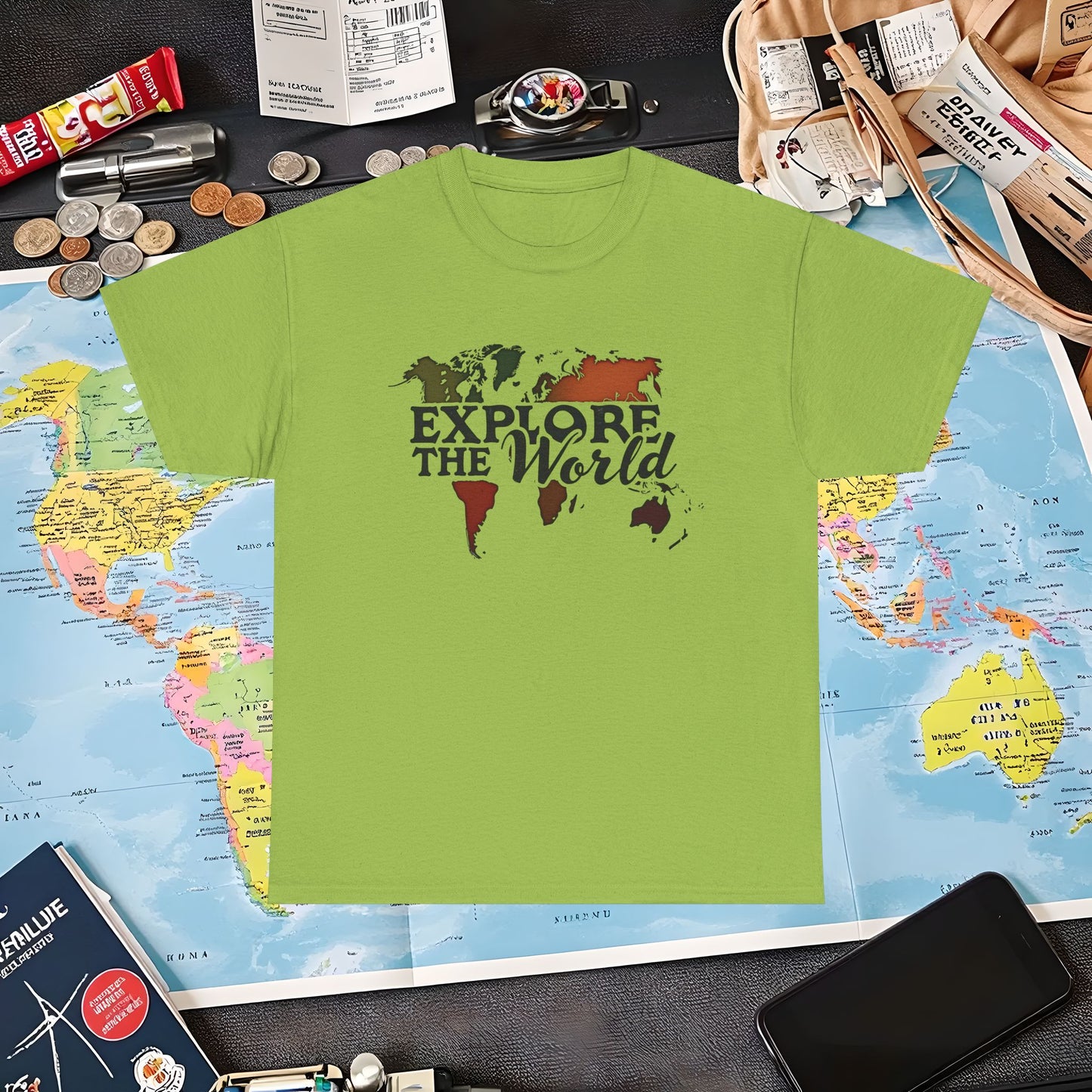 Vintage Explorer Air Travel T-Shirts | Jetsetter, Airport, and International Flight Tees