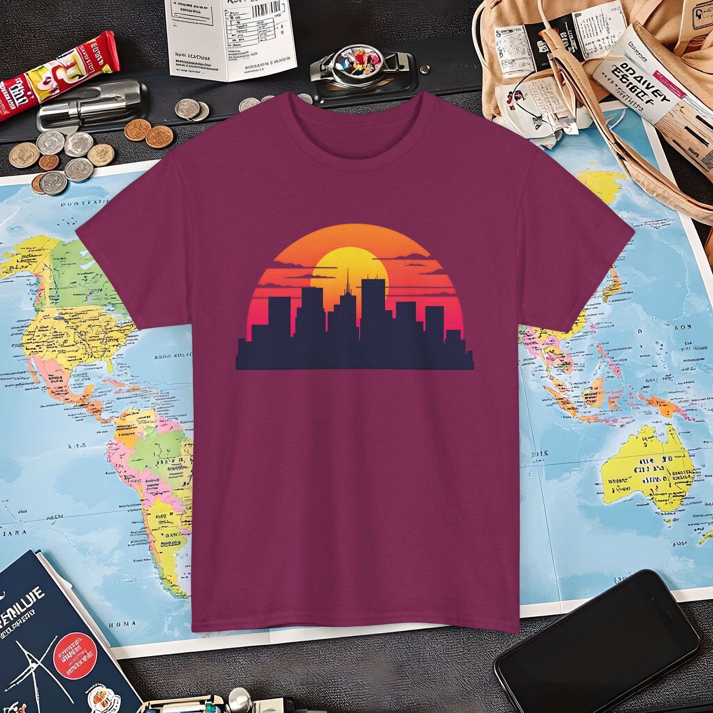 Pixel Paradise Air Travel T-Shirts | Jetsetter, Airport, and International Flight Tees