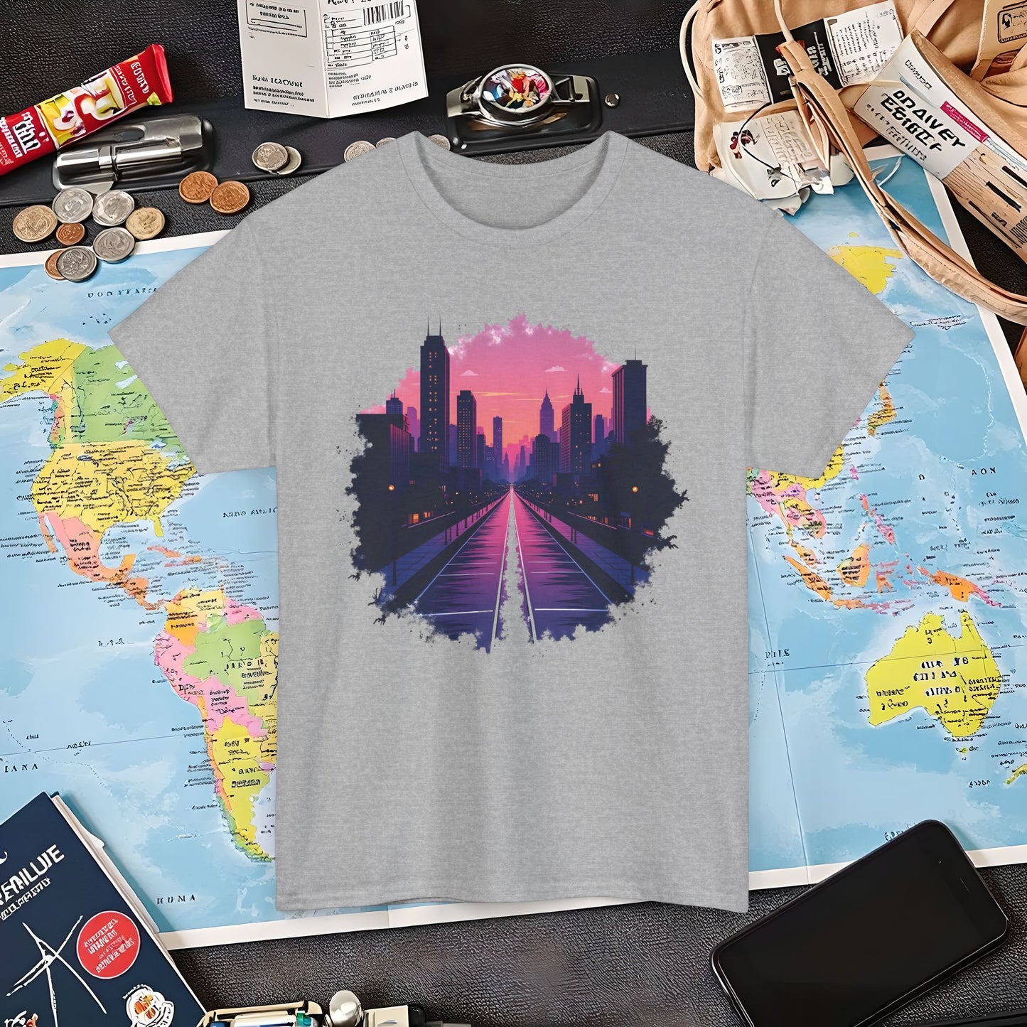 Twilight City Air Travel T-Shirts | Jetsetter, Airport, and International Flight Tees