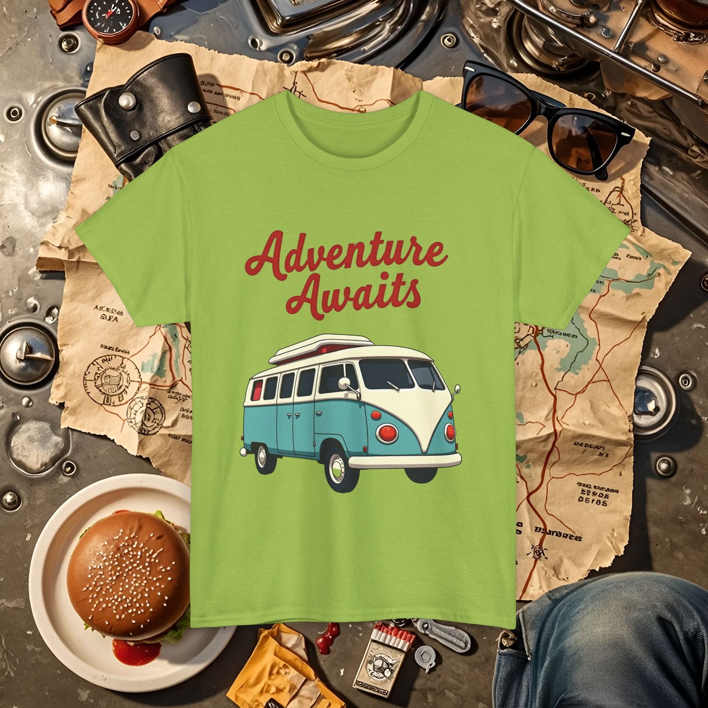 Wanderlust Van Road Trip & Vehicle Travel T-Shirts | Car, RV, and Motorcycle Adventure Tees