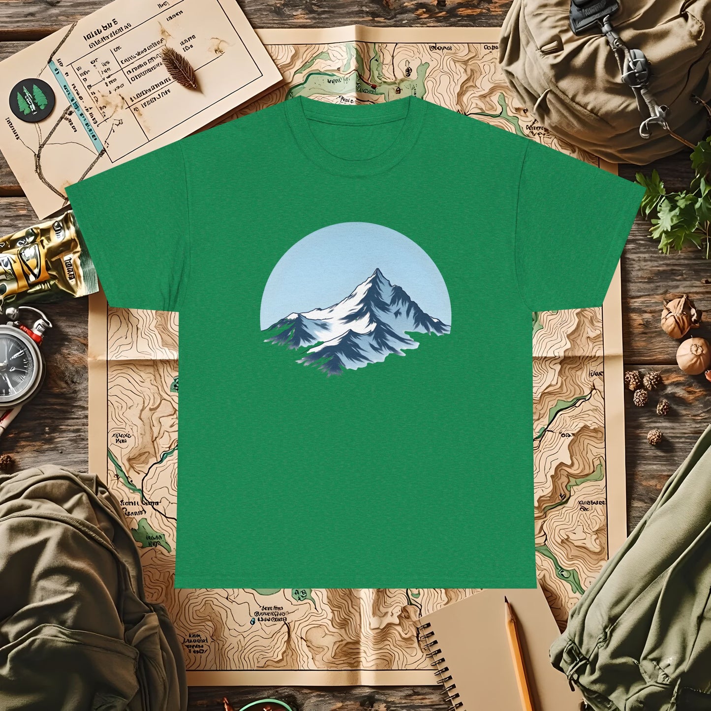 Mountain Escape Outdoor Adventure T-Shirts | Camping, Hiking, Rafting & Kayaking Tees for Nature Lovers