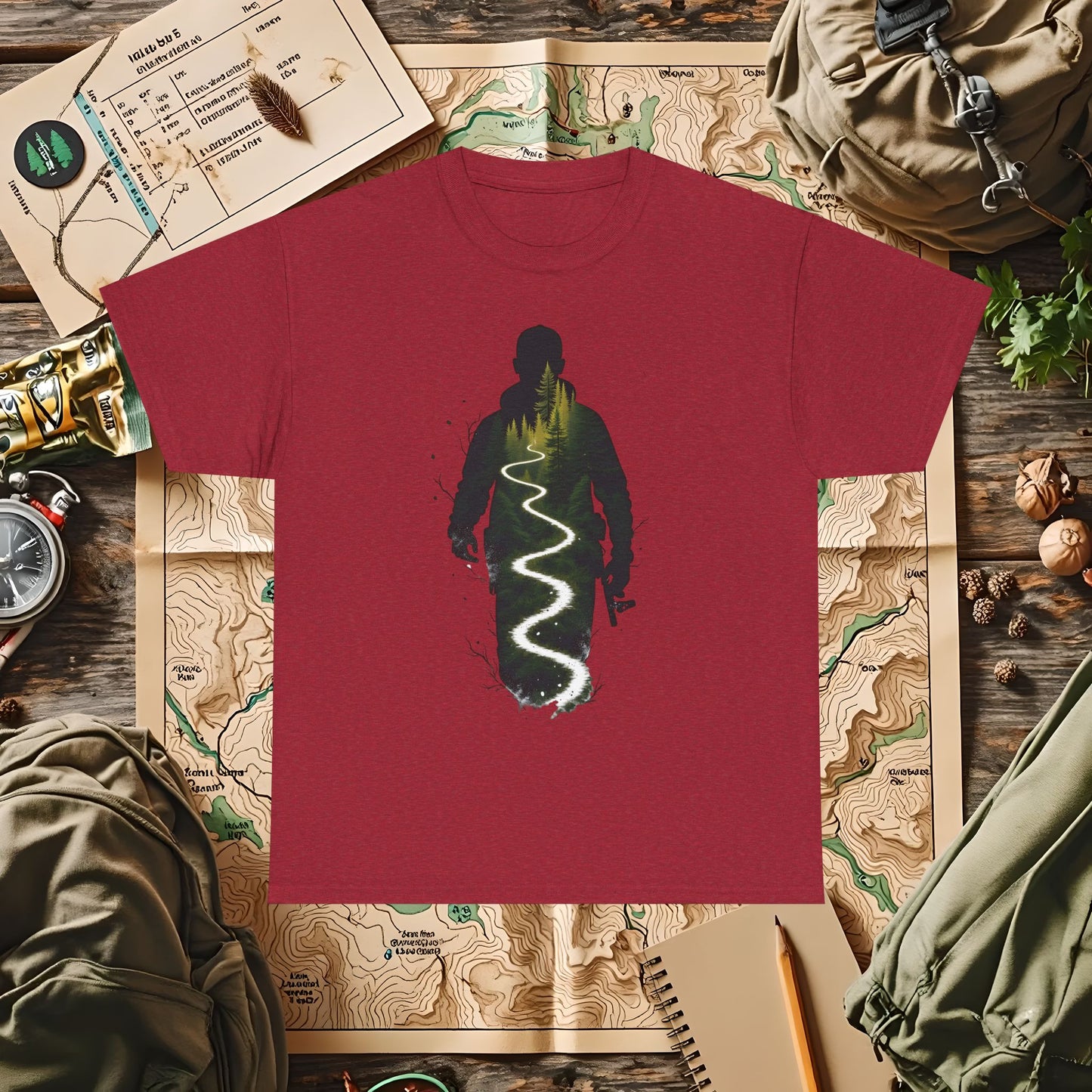 Nature Journey Outdoor Adventure T-Shirts | Camping, Hiking, Rafting & Kayaking Tees for Nature Lovers
