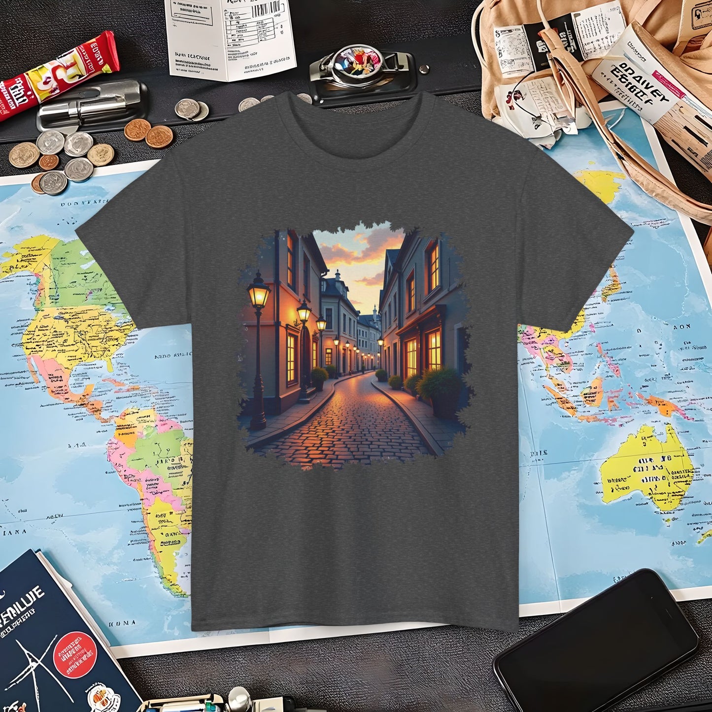 European Romance Air Travel T-Shirts | Jetsetter, Airport, and International Flight Tees