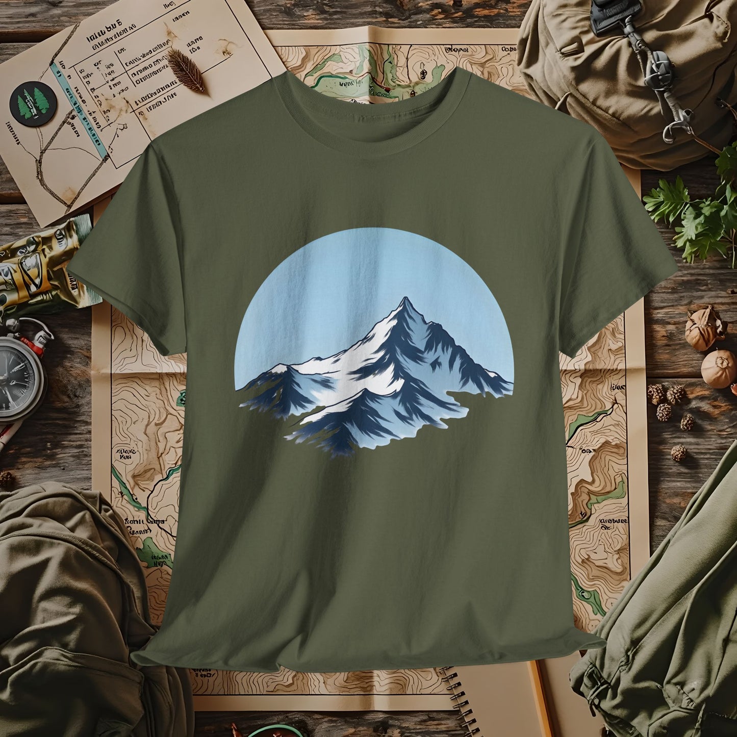 Mountain Escape Outdoor Adventure T-Shirts | Camping, Hiking, Rafting & Kayaking Tees for Nature Lovers