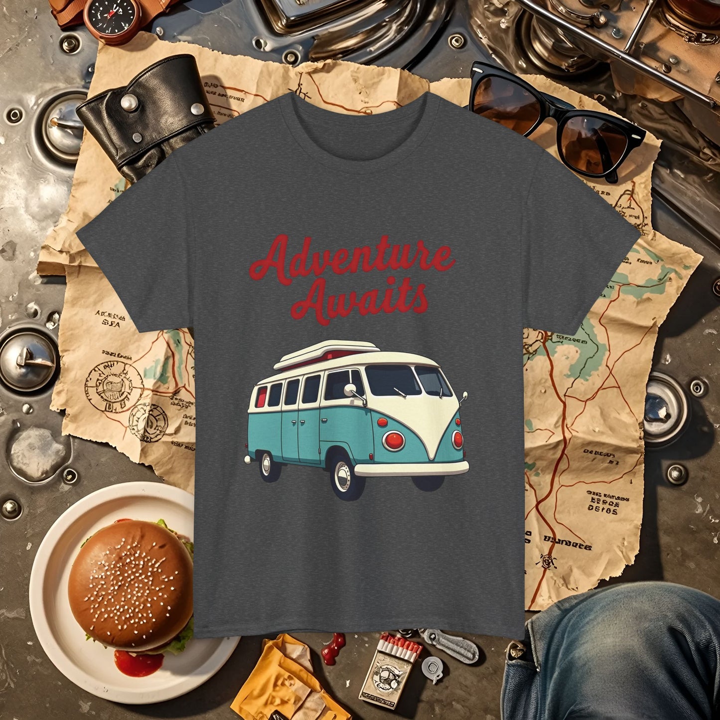 Wanderlust Van Road Trip & Vehicle Travel T-Shirts | Car, RV, and Motorcycle Adventure Tees