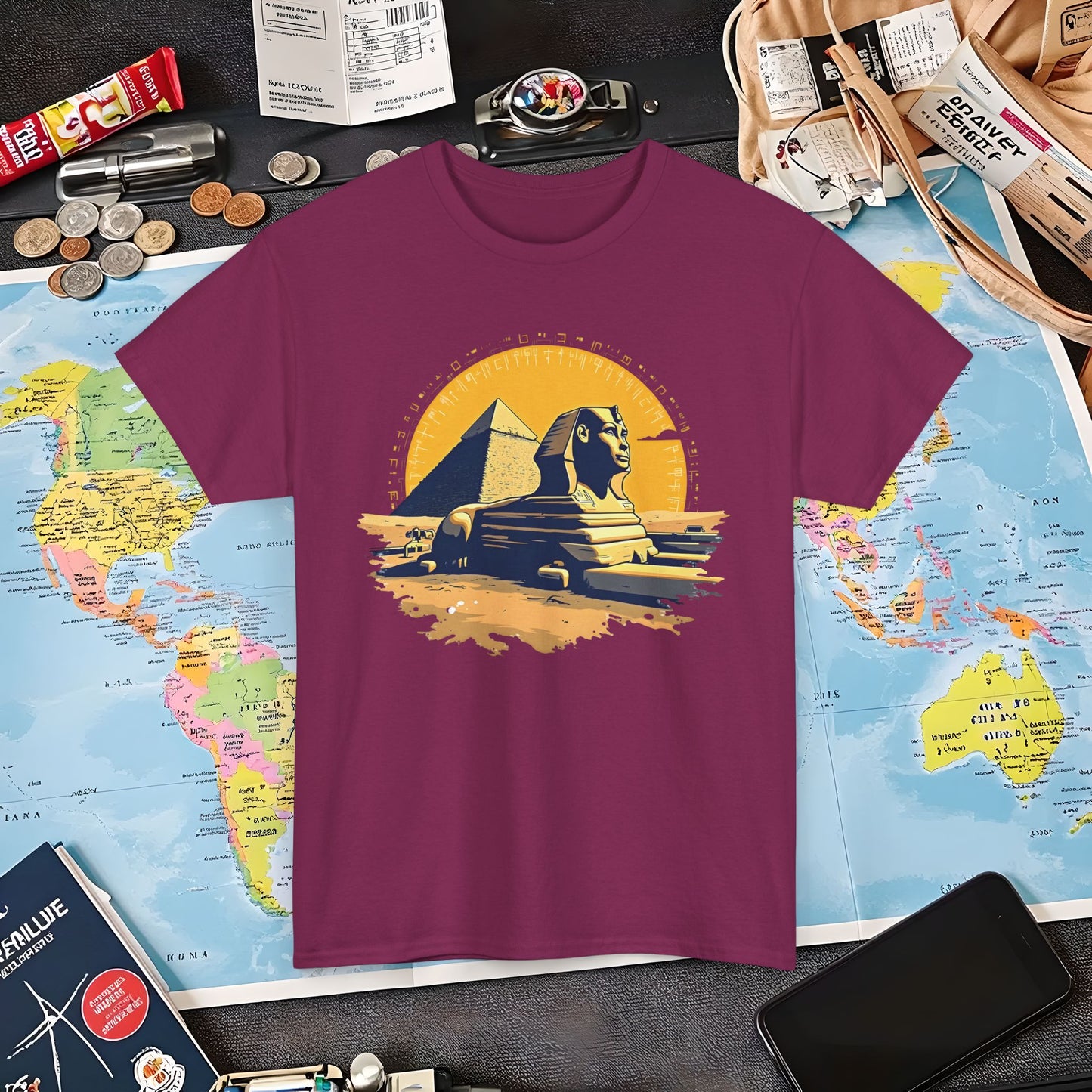 Cairo Mystique Air Travel T-Shirts | Jetsetter, Airport, and International Flight Tees