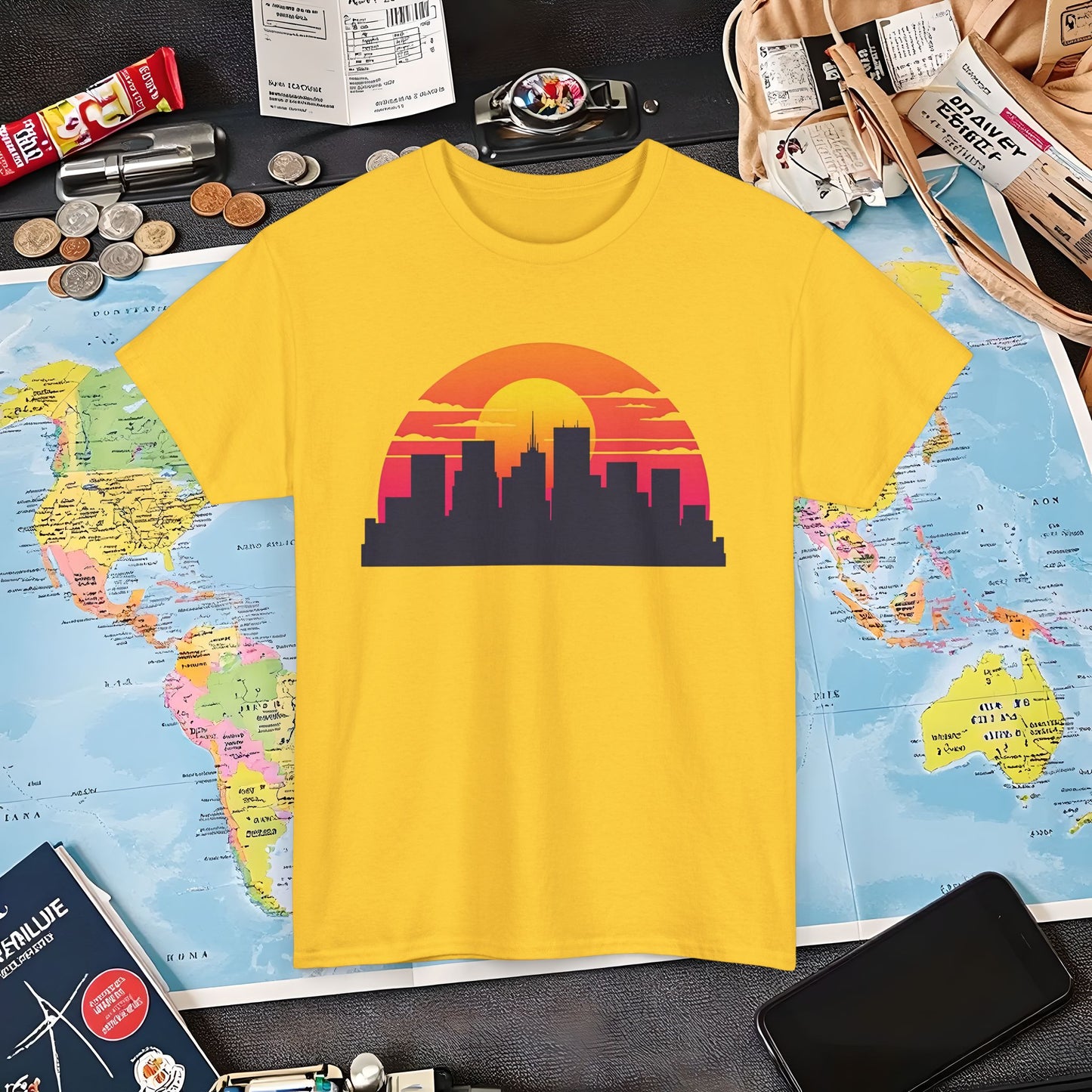 Pixel Paradise Air Travel T-Shirts | Jetsetter, Airport, and International Flight Tees