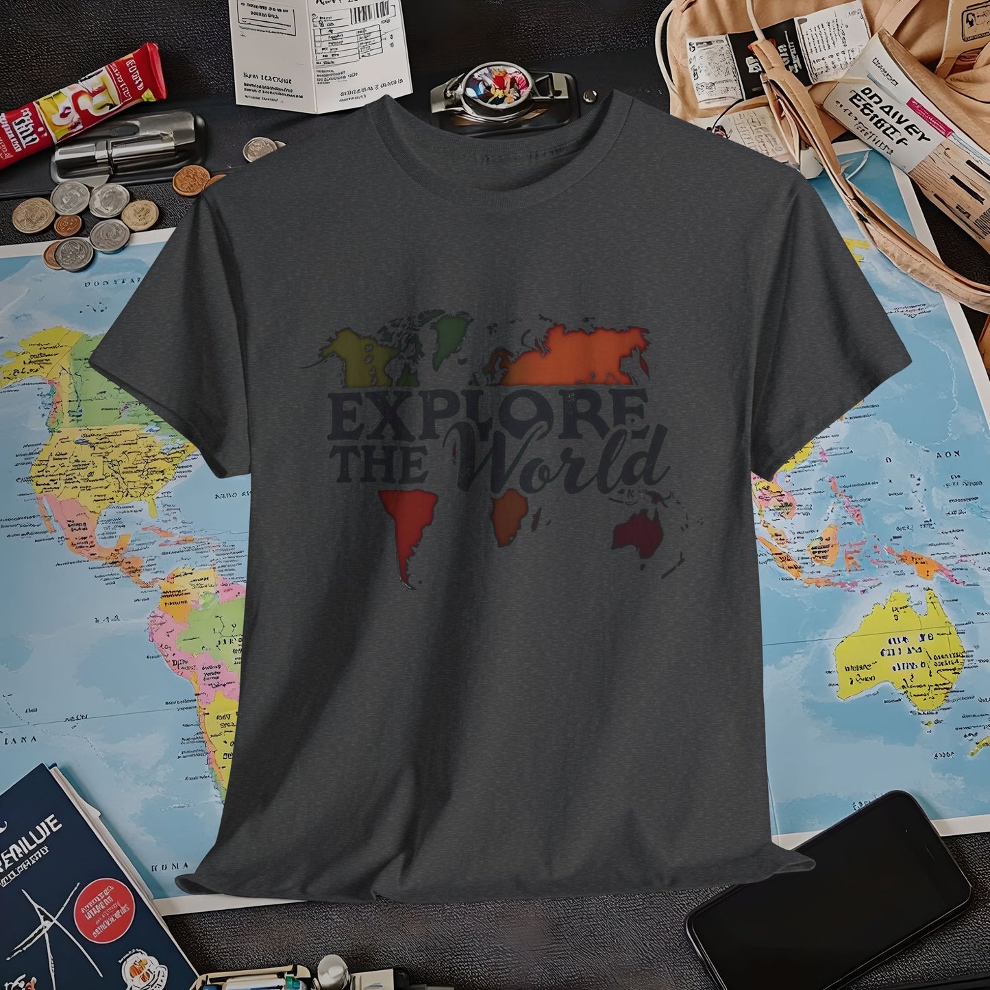 Vintage Explorer Air Travel T-Shirts | Jetsetter, Airport, and International Flight Tees