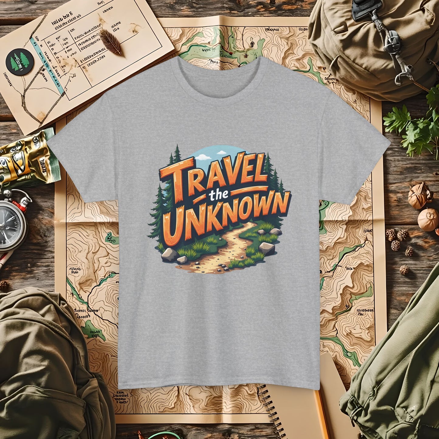 Adventurous Journey Outdoor Adventure T-Shirts | Camping, Hiking, Rafting & Kayaking Tees for Nature Lovers