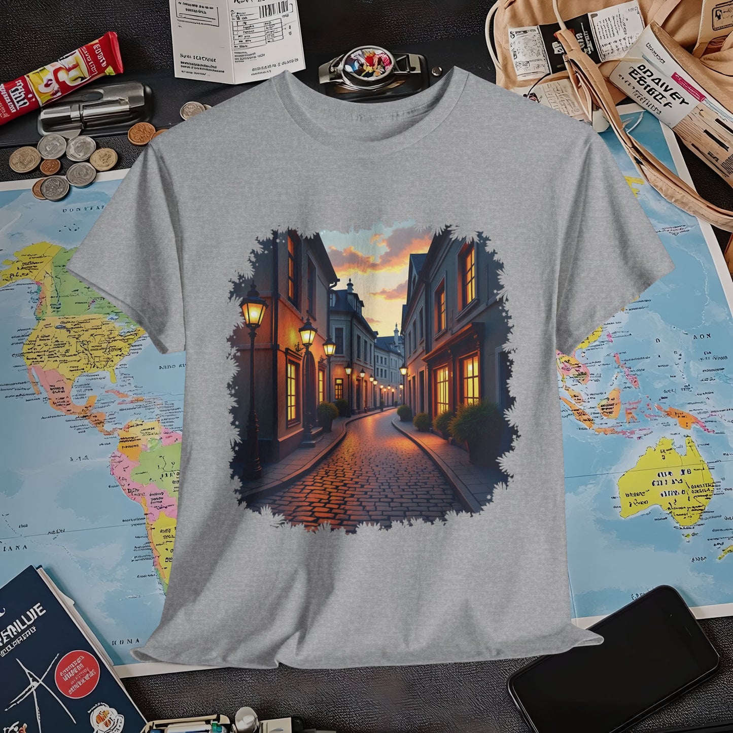 European Romance Air Travel T-Shirts | Jetsetter, Airport, and International Flight Tees