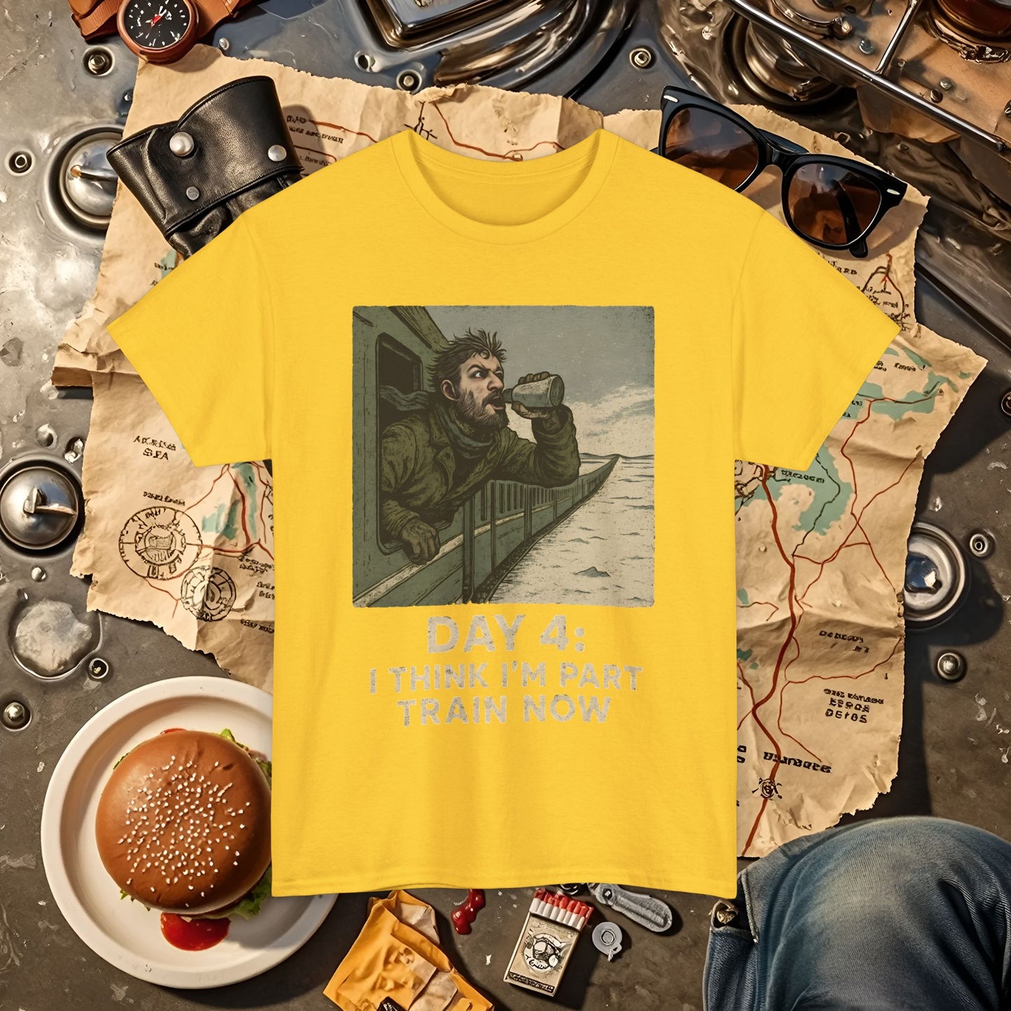 Day 4: I Think I Am Part Train – Feral Traveler’s Siberian Railroad Tee Road Trip & Vehicle Travel T-Shirts | Car, RV, and Motorcycle Adventure Tees