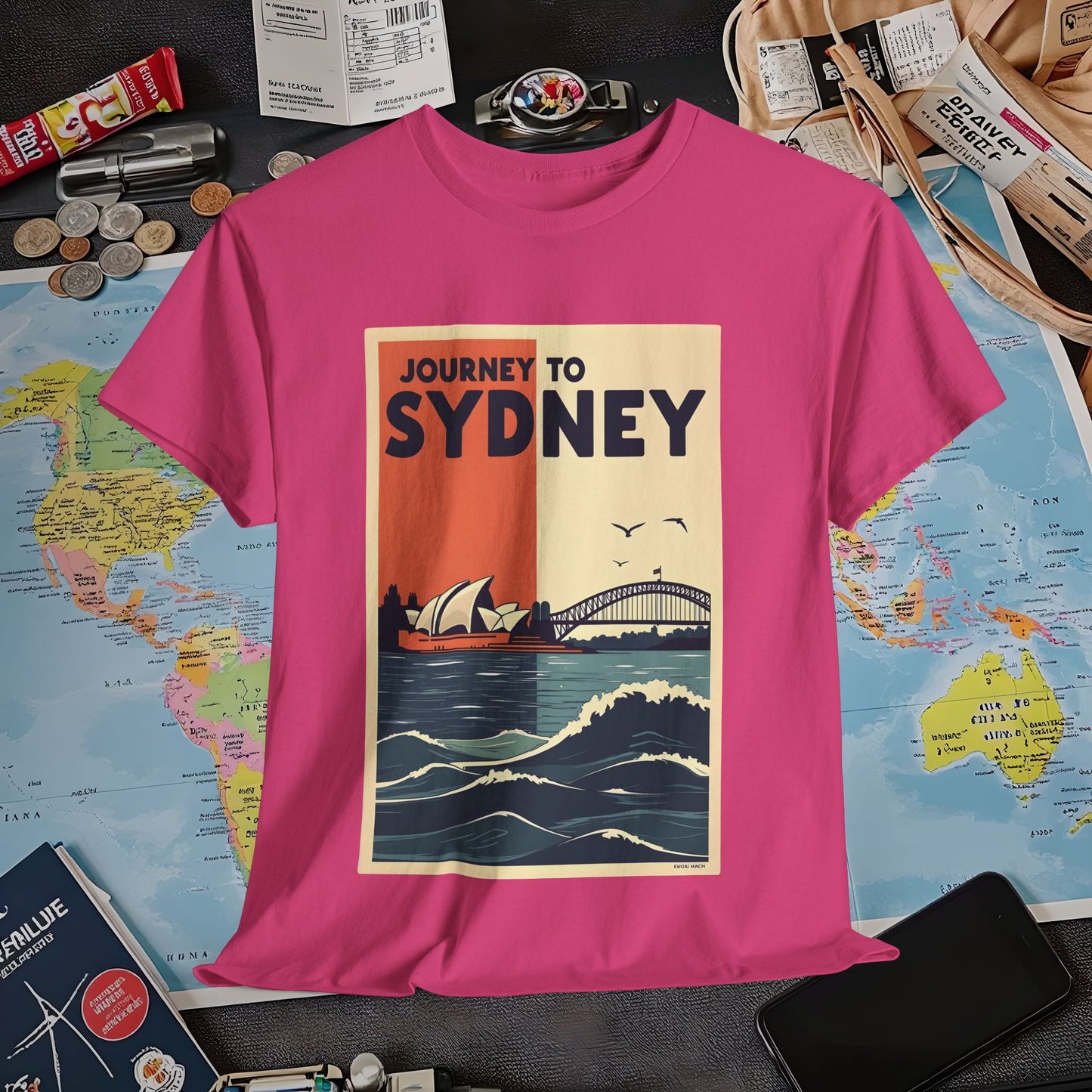 Sydney Journey Air Travel T-Shirts | Jetsetter, Airport, and International Flight Tees
