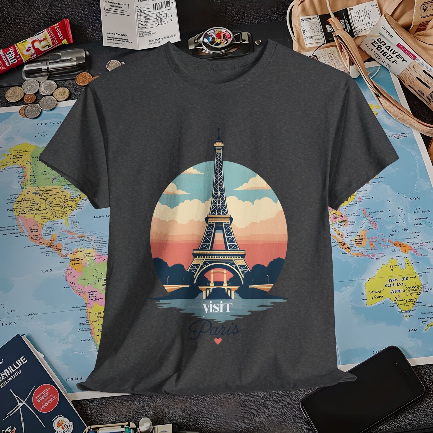 Paris Dreams Air Travel T-Shirts | Jetsetter, Airport, and International Flight Tees