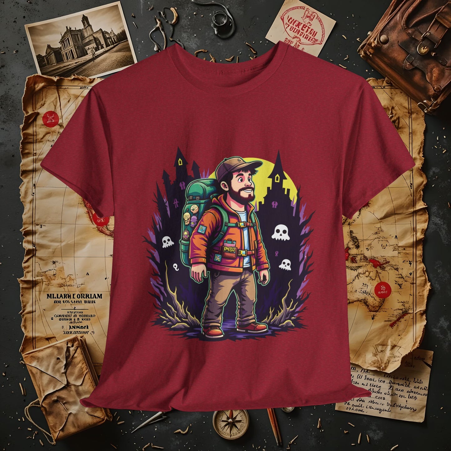 Ghost Hunt Thrillseeker Dark Tourism T-Shirts | Hauntingly Cool Travel Tees for the Morbidly Curious