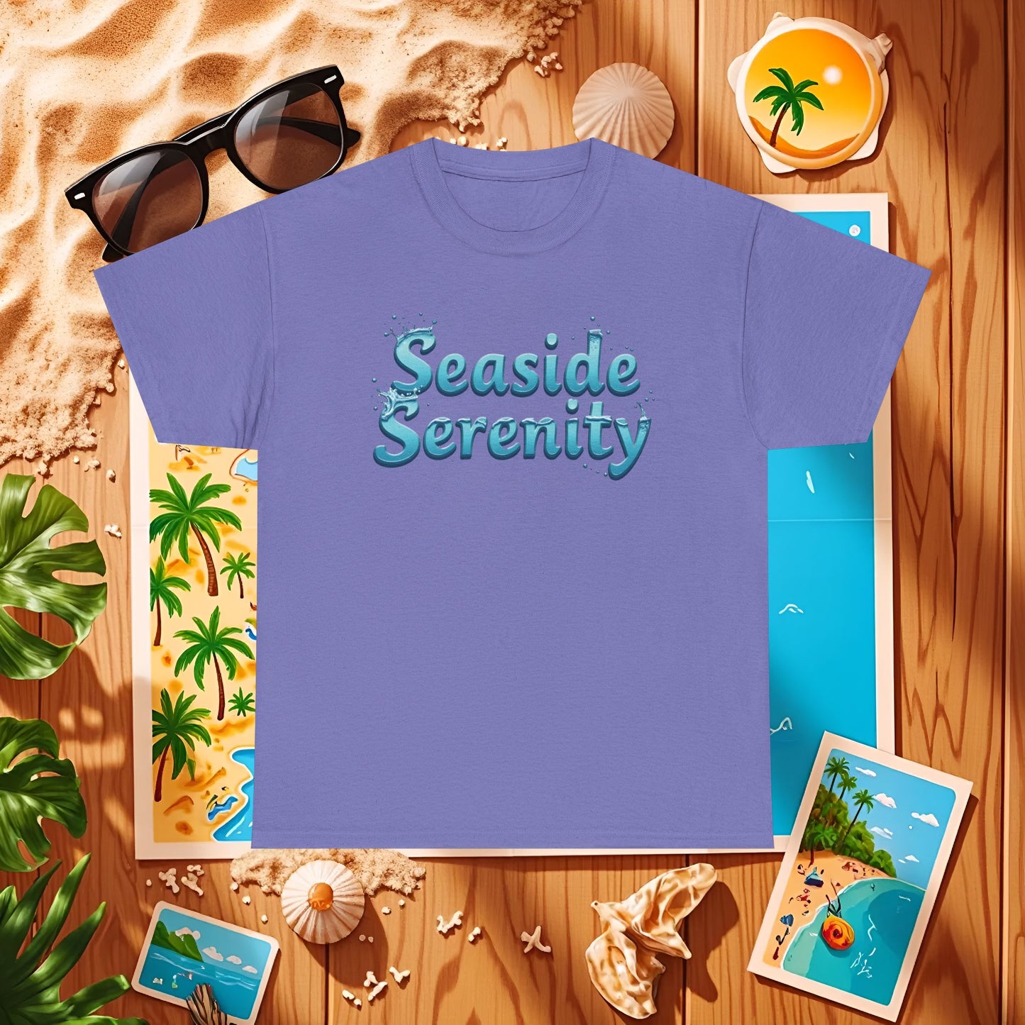 Seaside Bliss Beach Travel T-Shirts | Tropical Vacation & Coastal Lifestyle Tees