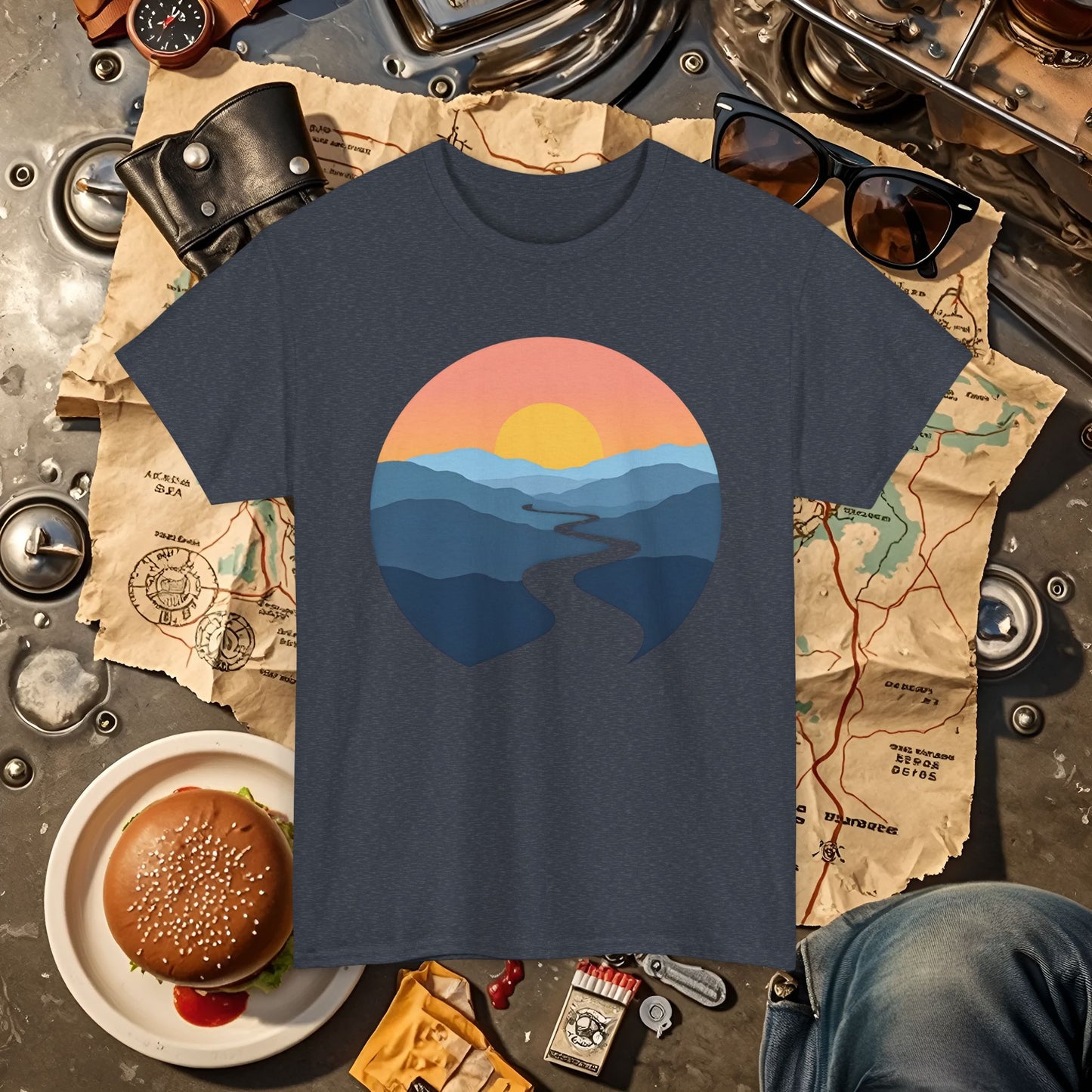 Journey Ahead Road Trip & Vehicle Travel T-Shirts | Car, RV, and Motorcycle Adventure Tees