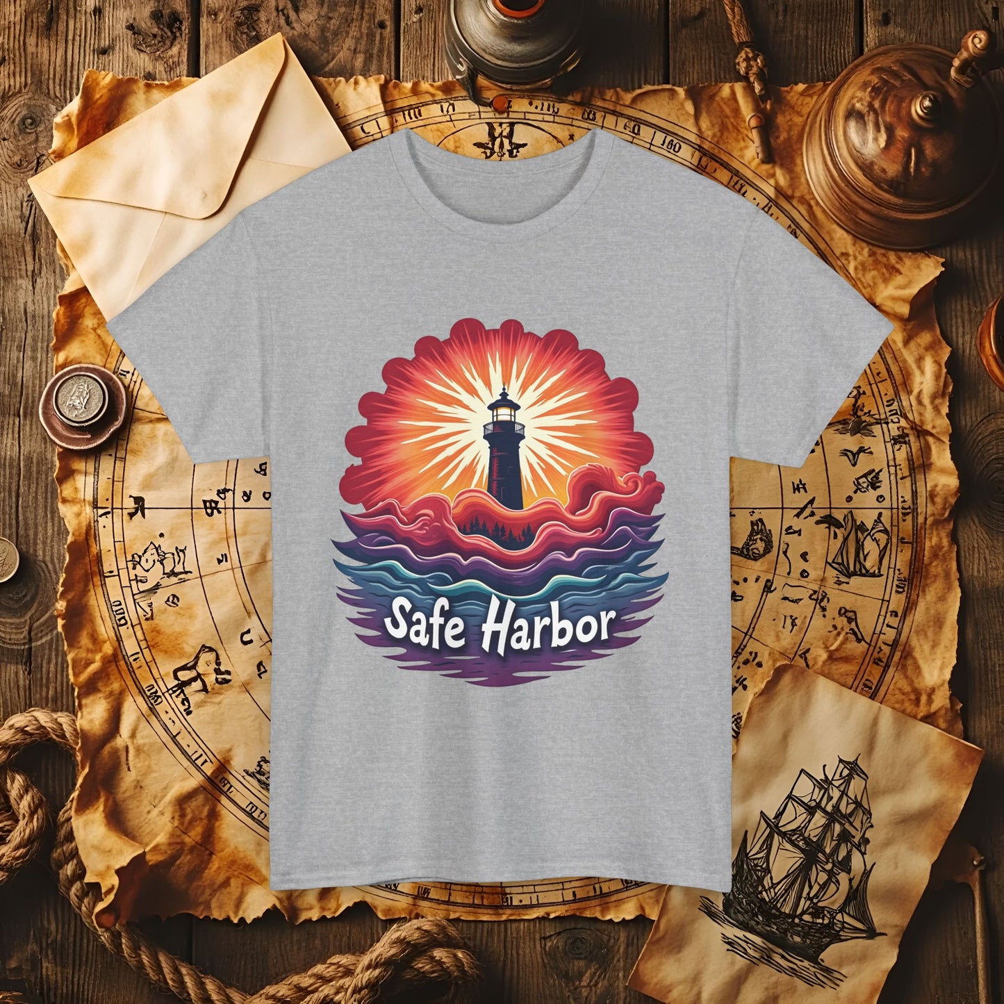 Harbor Glow Cruise Travel T-Shirts | Funny & Stylish Tees for Ocean Adventures