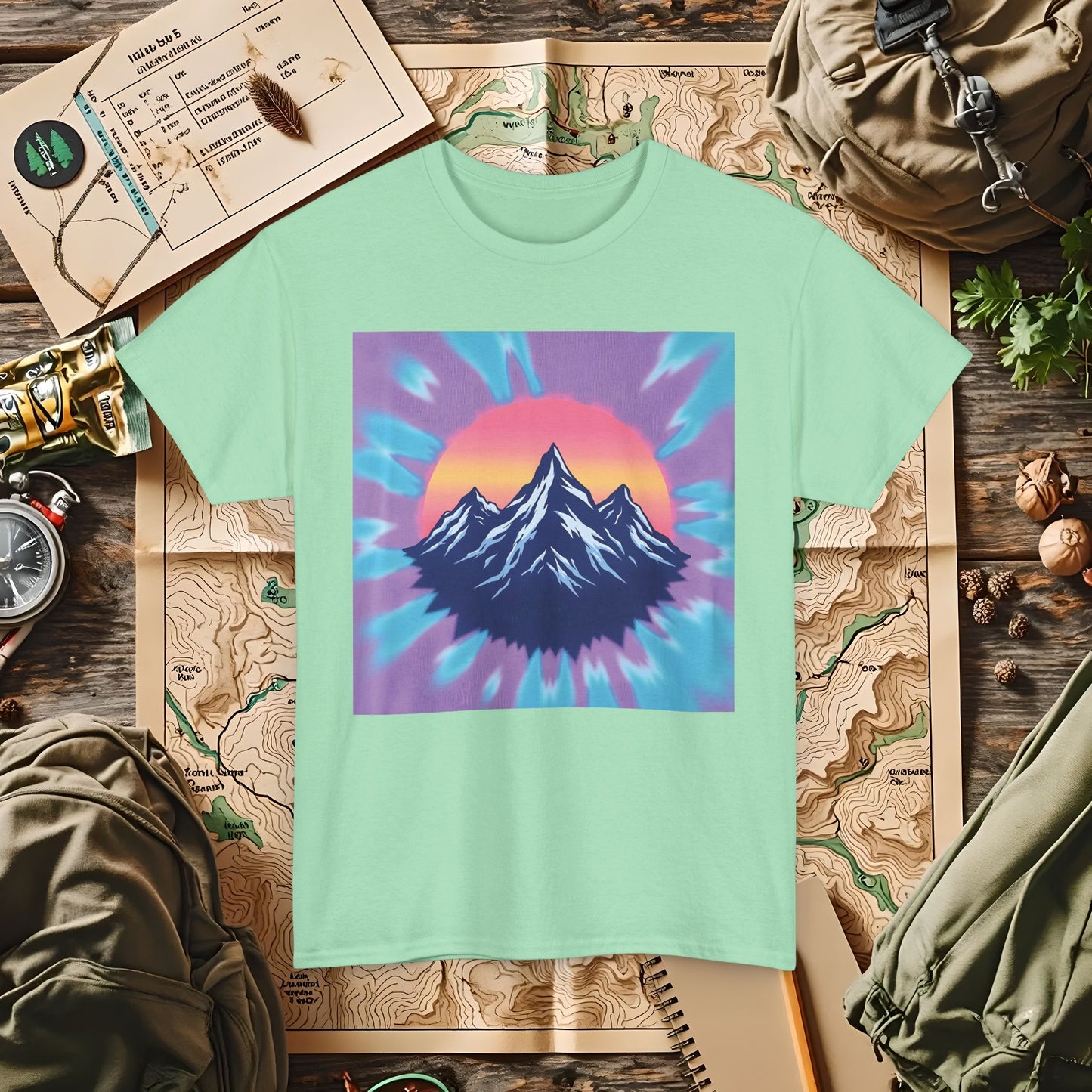 Color Peak Outdoor Adventure T-Shirts | Camping, Hiking, Rafting & Kayaking Tees for Nature Lovers