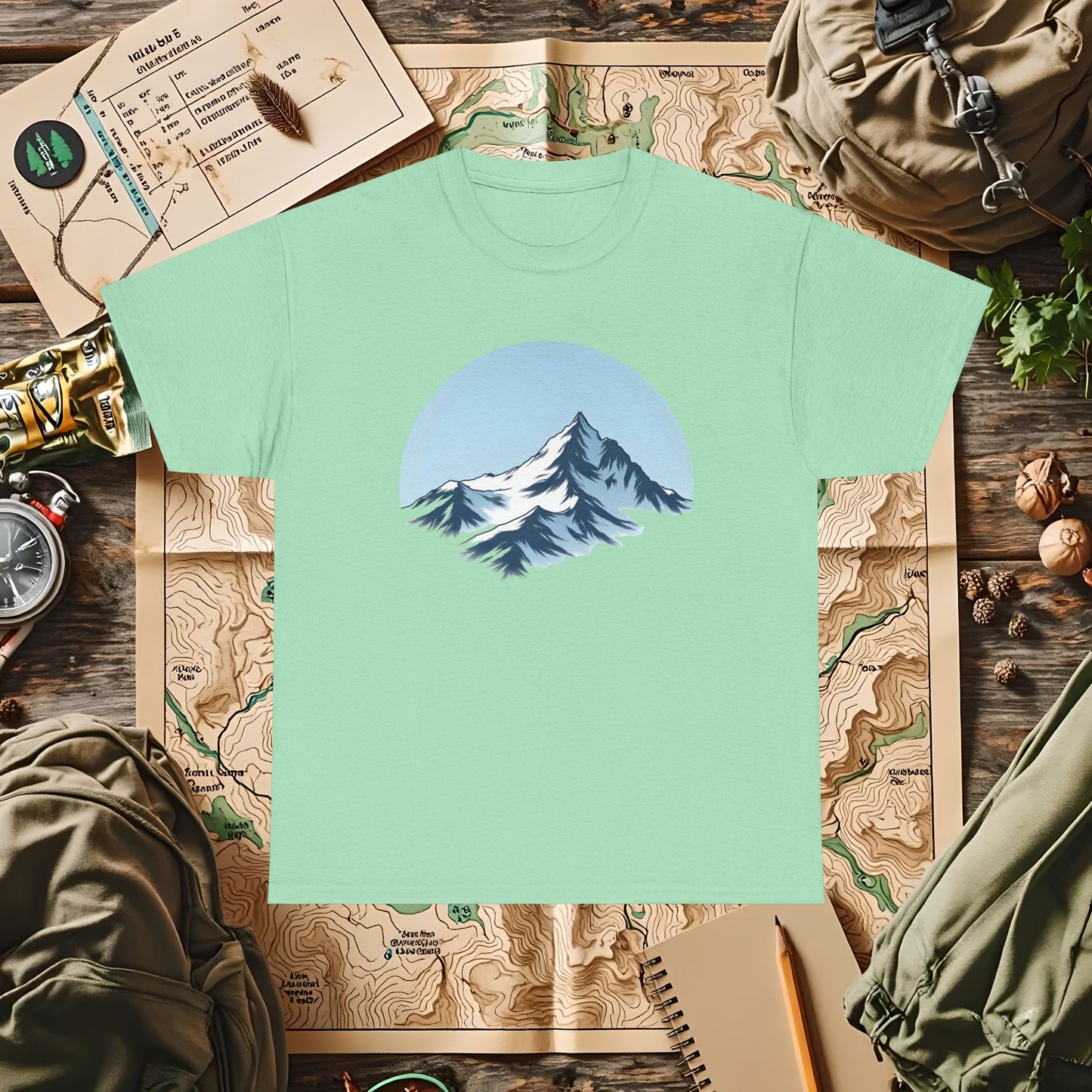 Mountain Escape Outdoor Adventure T-Shirts | Camping, Hiking, Rafting & Kayaking Tees for Nature Lovers