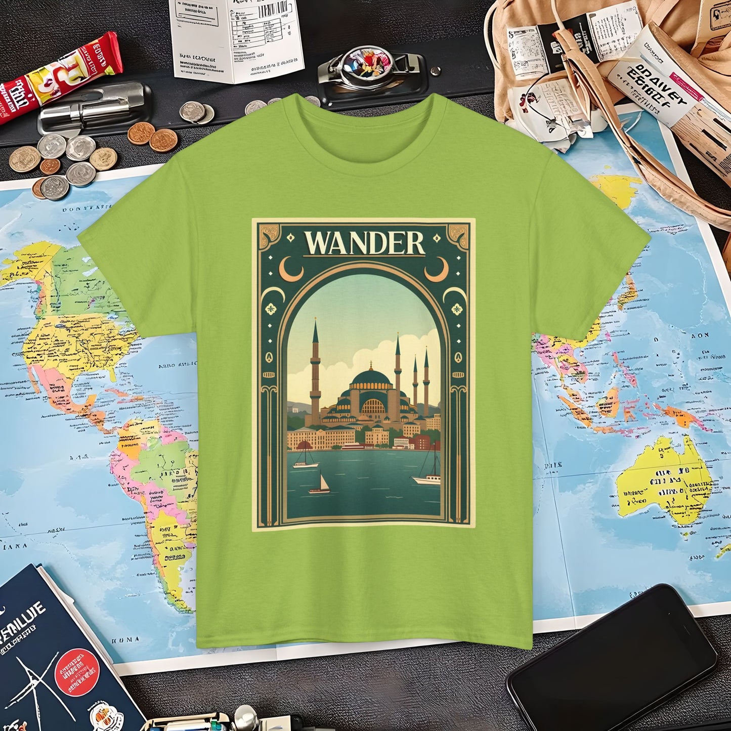 Istanbul Elegance Air Travel T-Shirts | Jetsetter, Airport, and International Flight Tees
