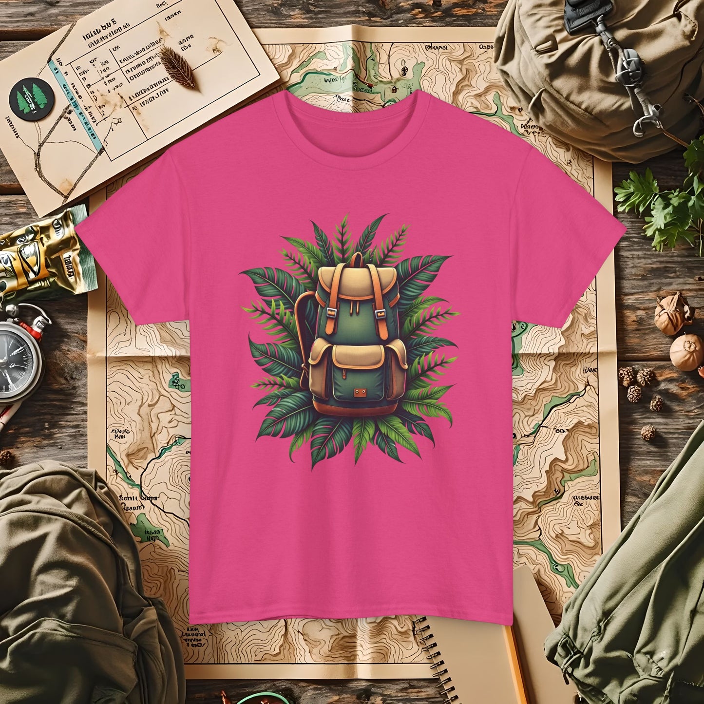 Jungle Adventure Outdoor Adventure T-Shirts | Camping, Hiking, Rafting & Kayaking Tees for Nature Lovers
