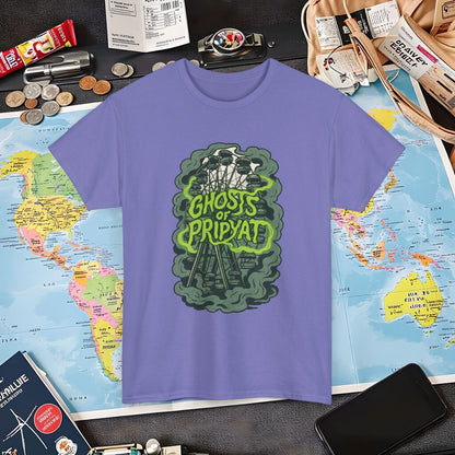 Ghosts of Pripyat Ferris Wheel Shirt – Haunted Chernobyl Dark Tourism Tee | Layover Club Air Travel T-Shirts | Jetsetter, Airport, and International Flight Tees
