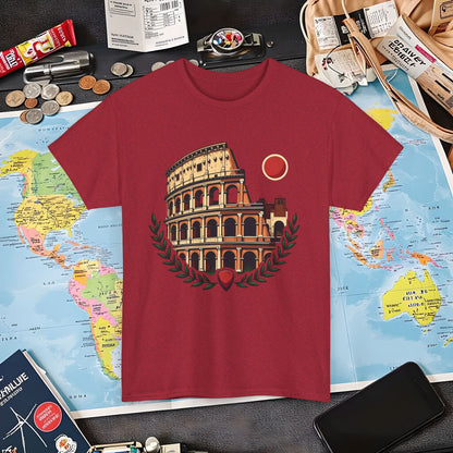 Roman Heritage Air Travel T-Shirts | Jetsetter, Airport, and International Flight Tees
