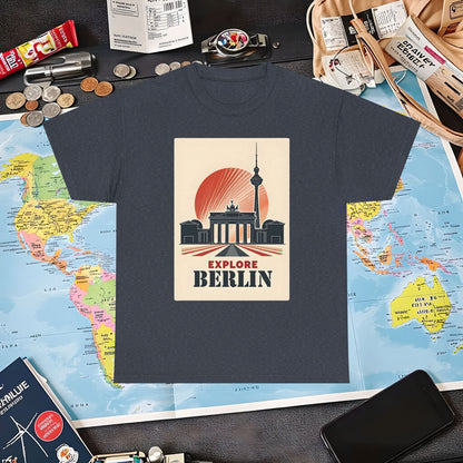 Berlin Deco Air Travel T-Shirts | Jetsetter, Airport, and International Flight Tees