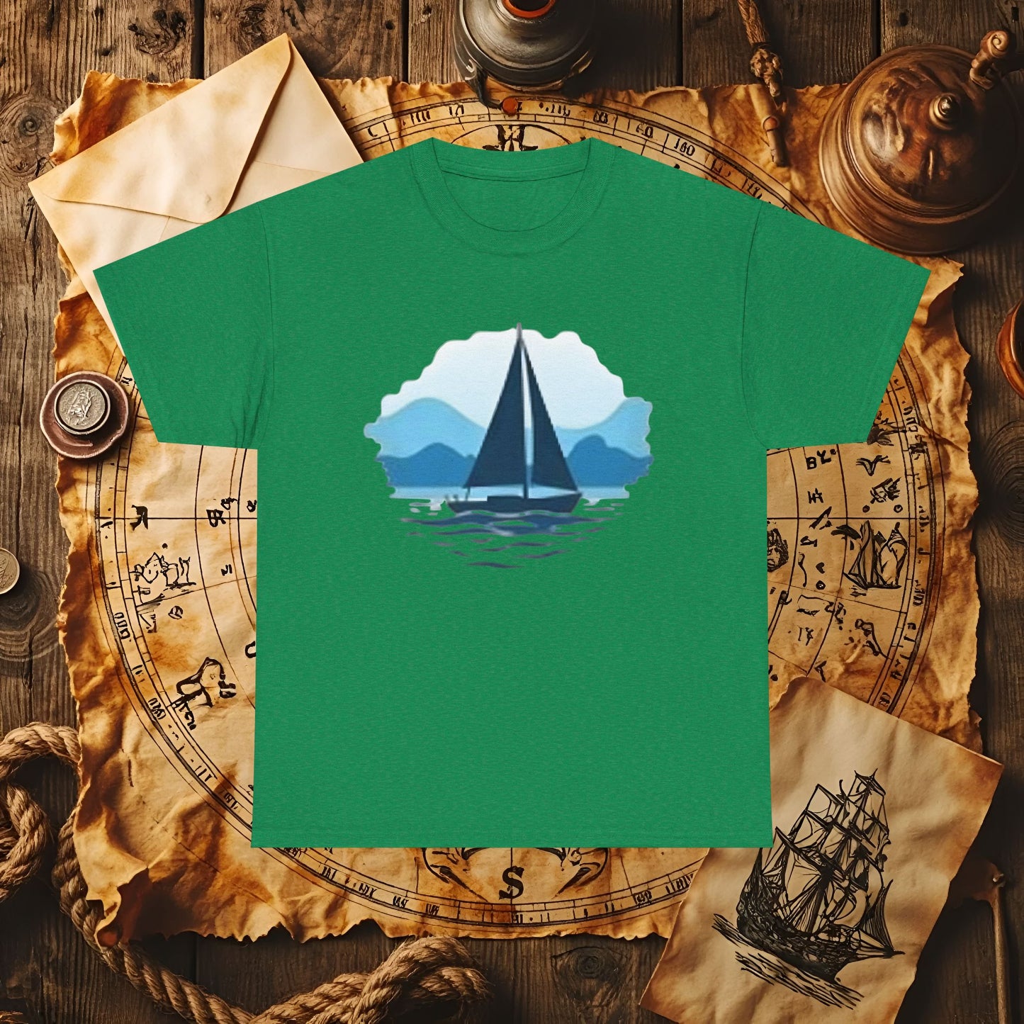 Sailboat Serenity Cruise Travel T-Shirts | Funny & Stylish Tees for Ocean Adventures