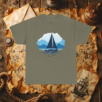 Sailboat Serenity Cruise Travel T-Shirts | Funny & Stylish Tees for Ocean Adventures