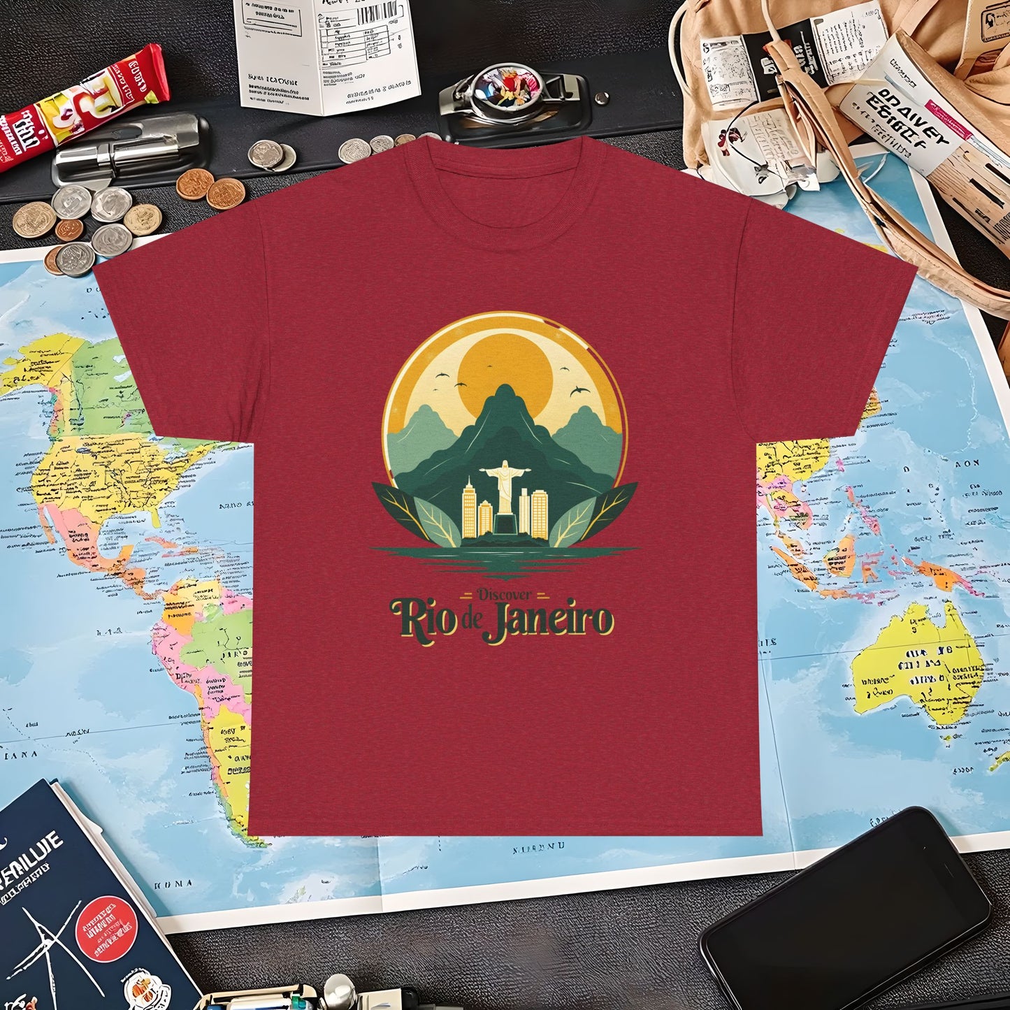 Rio Vintage Air Travel T-Shirts | Jetsetter, Airport, and International Flight Tees