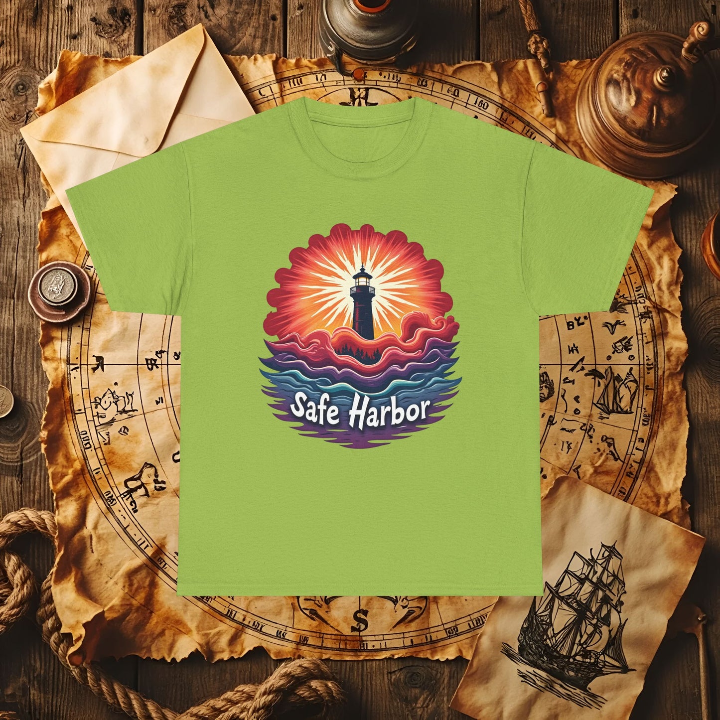 Harbor Glow Cruise Travel T-Shirts | Funny & Stylish Tees for Ocean Adventures