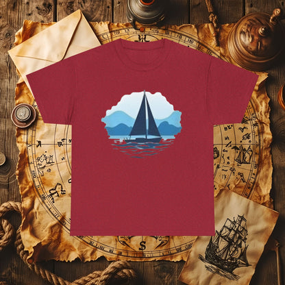 Sailboat Serenity Cruise Travel T-Shirts | Funny & Stylish Tees for Ocean Adventures