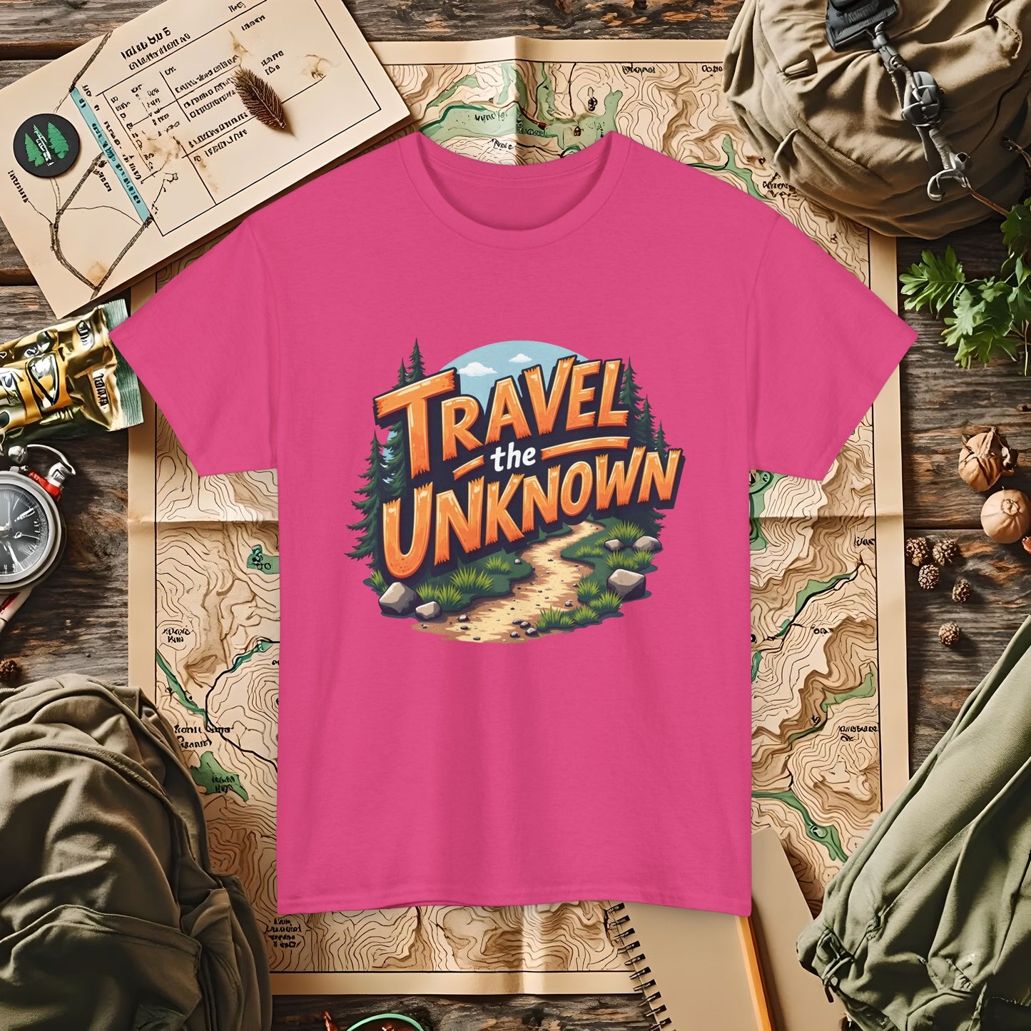 Adventurous Journey Outdoor Adventure T-Shirts | Camping, Hiking, Rafting & Kayaking Tees for Nature Lovers