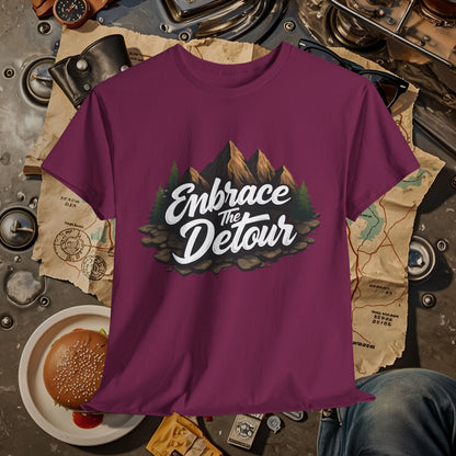 Detour Adventure Road Trip & Vehicle Travel T-Shirts | Car, RV, and Motorcycle Adventure Tees