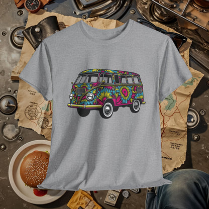 Kaleidoscope Van Road Trip & Vehicle Travel T-Shirts | Car, RV, and Motorcycle Adventure Tees