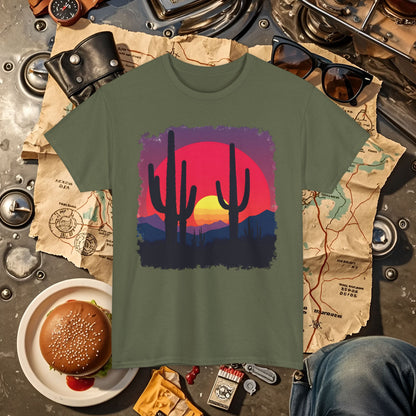 Desert Mirage Road Trip & Vehicle Travel T-Shirts | Car, RV, and Motorcycle Adventure Tees