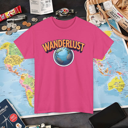Wanderlust Glow Air Travel T-Shirts | Jetsetter, Airport, and International Flight Tees