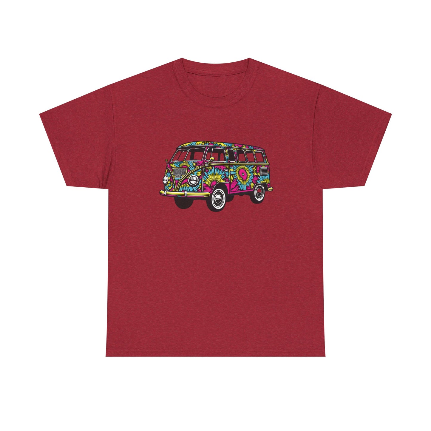 Kaleidoscope Van Road Trip & Vehicle Travel T-Shirts | Car, RV, and Motorcycle Adventure Tees