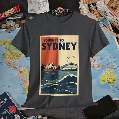 Sydney Journey Air Travel T-Shirts | Jetsetter, Airport, and International Flight Tees