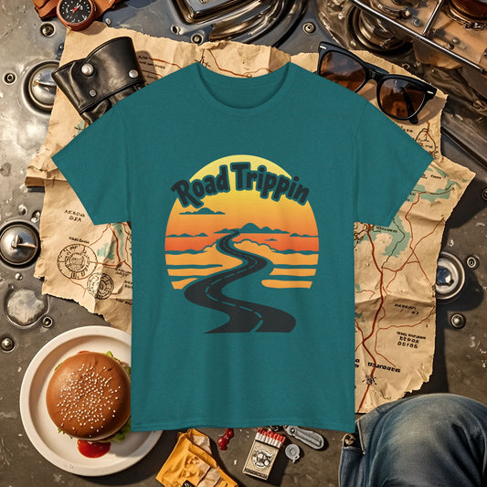 Road Trippin Road Trip & Vehicle Travel T-Shirts | Car, RV, and Motorcycle Adventure Tees