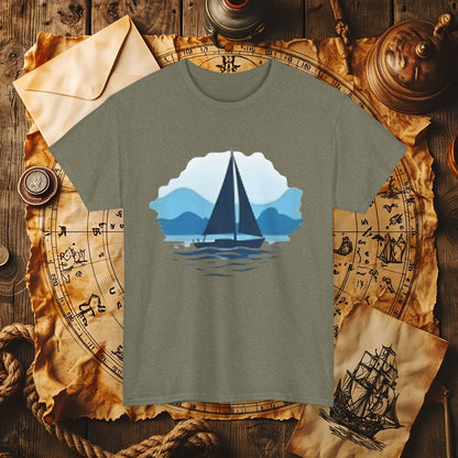 Sailboat Serenity Cruise Travel T-Shirts | Funny & Stylish Tees for Ocean Adventures