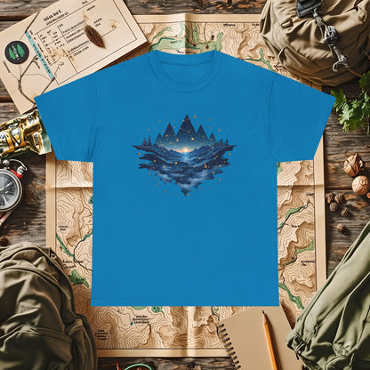 Celestial Landscapes Outdoor Adventure T-Shirts | Camping, Hiking, Rafting & Kayaking Tees for Nature Lovers