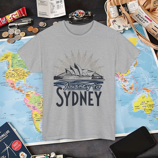 Sydney Elegance Air Travel T-Shirts | Jetsetter, Airport, and International Flight Tees