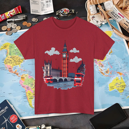 London Vibes Air Travel T-Shirts | Jetsetter, Airport, and International Flight Tees