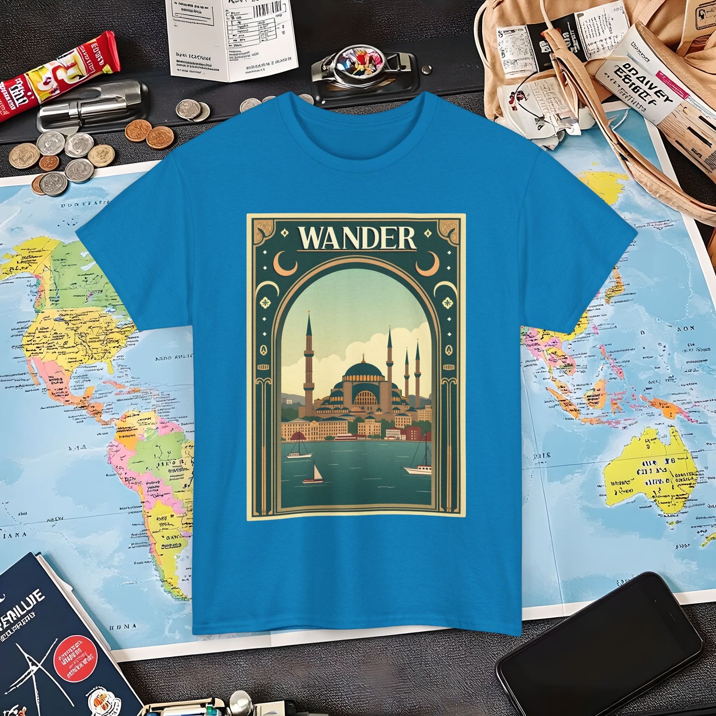 Istanbul Elegance Air Travel T-Shirts | Jetsetter, Airport, and International Flight Tees