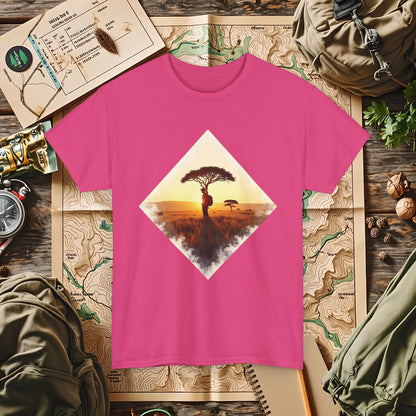 Savannah Journey Outdoor Adventure T-Shirts | Camping, Hiking, Rafting & Kayaking Tees for Nature Lovers