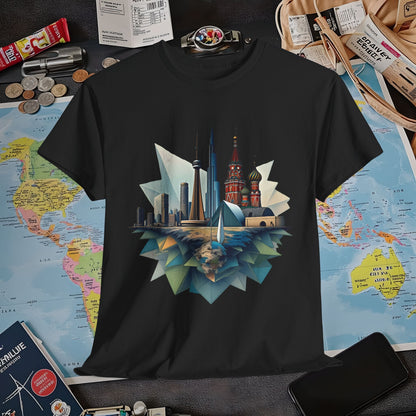 Urban Geometry Air Travel T-Shirts | Jetsetter, Airport, and International Flight Tees
