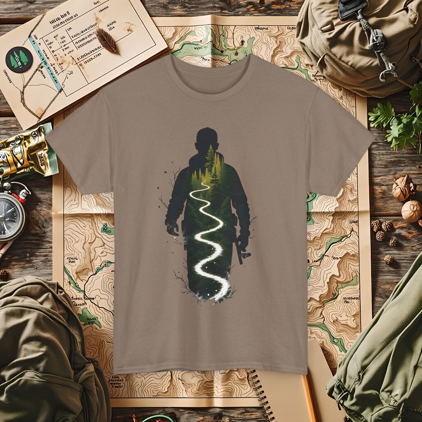 Nature Journey Outdoor Adventure T-Shirts | Camping, Hiking, Rafting & Kayaking Tees for Nature Lovers